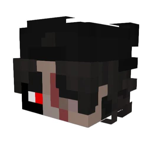 SignumSZ Minecraft avatar head, 3D render