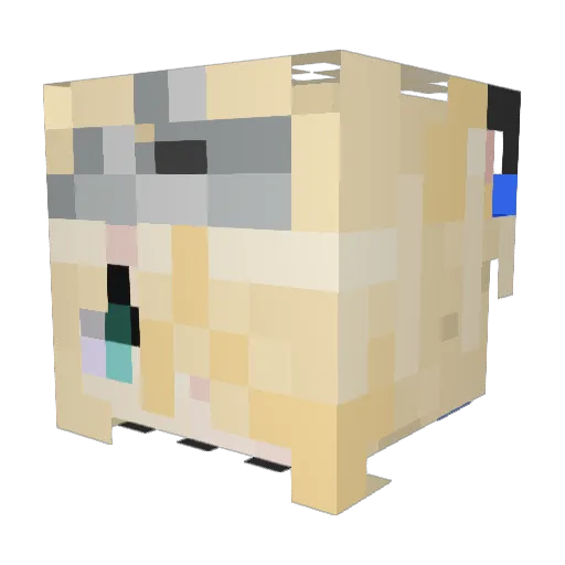Sigrid_de_LAzur Minecraft avatar head, 3D render
