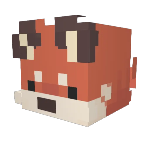 Sigurre Minecraft avatar head, 3D render