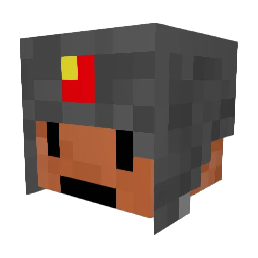 Sigvart3 Minecraft avatar head, 3D render