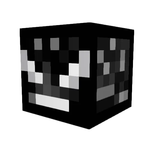 Sigze Minecraft avatar head, 3D render
