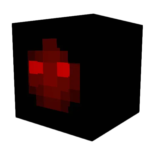 Sihelit Minecraft avatar head, 3D render