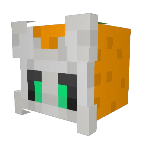 Sihtamos Minecraft avatar head, 3D render