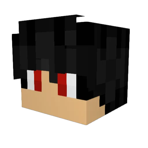 SiiLenTx Minecraft avatar head, 3D render