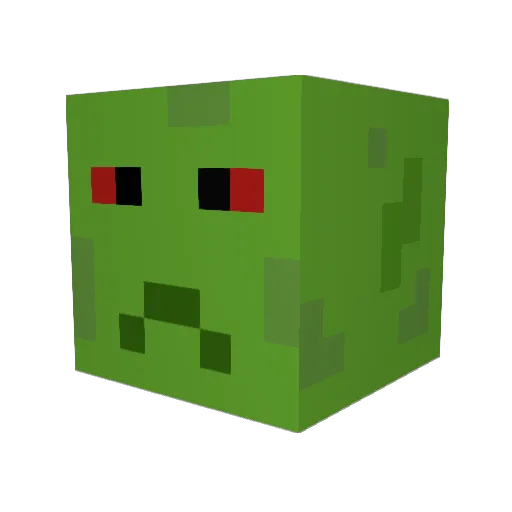 SiiNeX_ Minecraft avatar head, 3D render