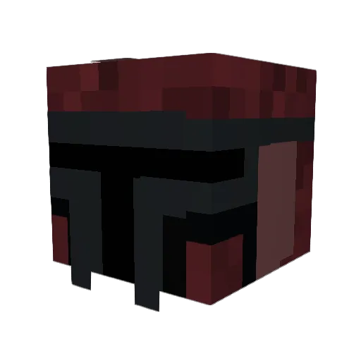 SikSpins Minecraft avatar head, 3D render