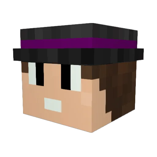 Sikay1337 Minecraft avatar head, 3D render