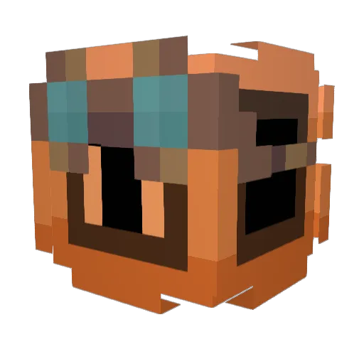 SikeSenpai Minecraft avatar head, 3D render