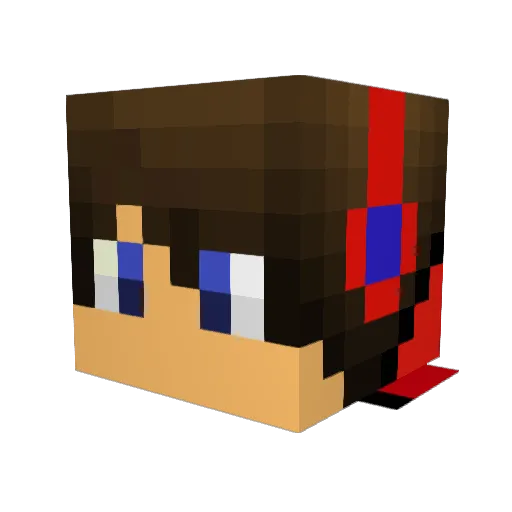 Sikes310 Minecraft avatar head, 3D render