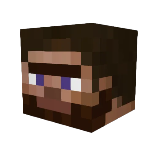 Sikess_FT Minecraft avatar head, 3D render
