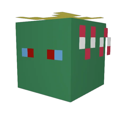 Siklh3dshorX Minecraft avatar head, 3D render