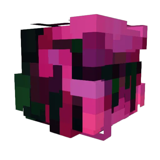 SikoticVR Minecraft avatar head, 3D render