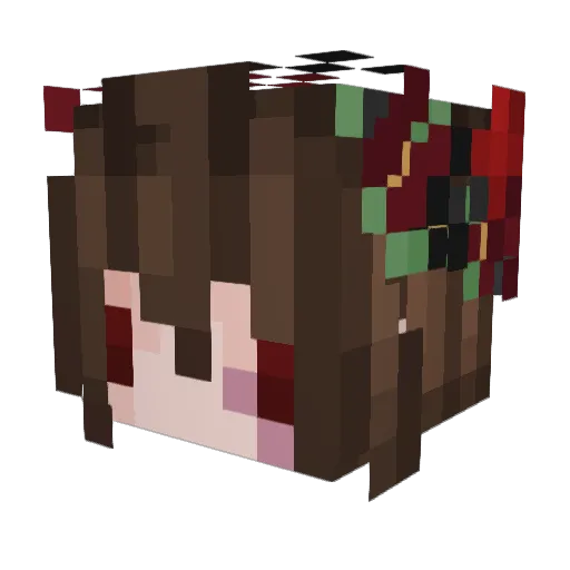 Sikran17 Minecraft avatar head, 3D render