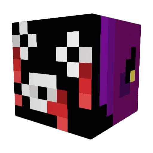 Sil3ntReign Minecraft avatar head, 3D render