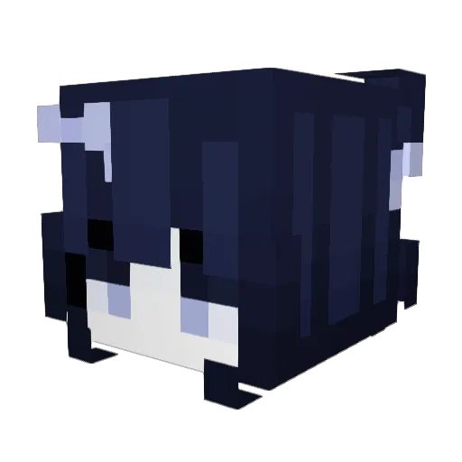 Sil6nt Minecraft avatar head, 3D render