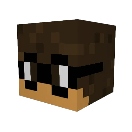 SilEsper Minecraft avatar head, 3D render
