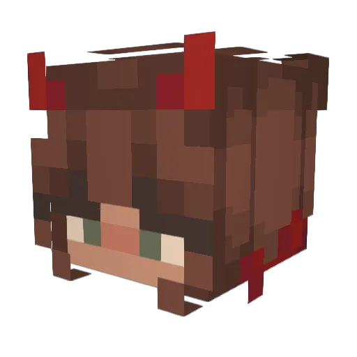 SilJerk0 Minecraft avatar head, 3D render