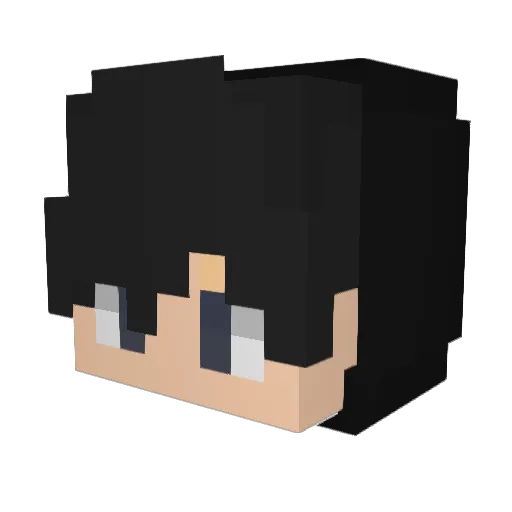 Silas267 Minecraft avatar head, 3D render