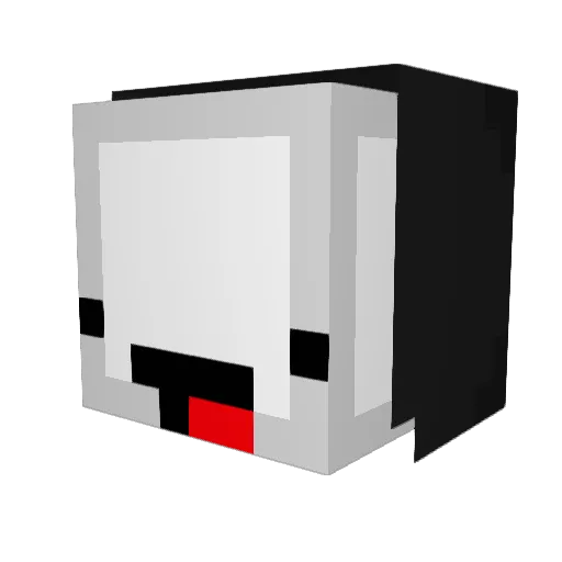 SilasOP Minecraft avatar head, 3D render