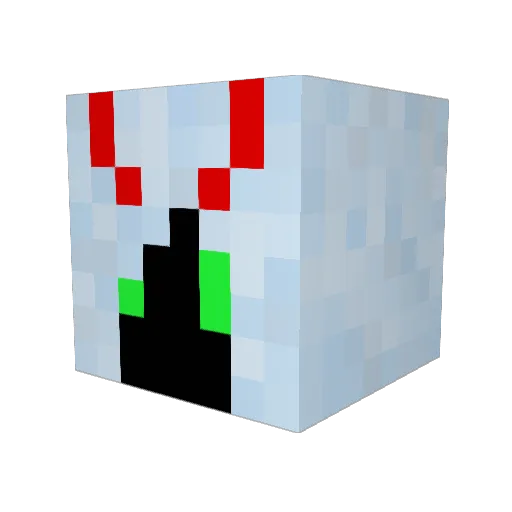 SilberColt2873 Minecraft avatar head, 3D render