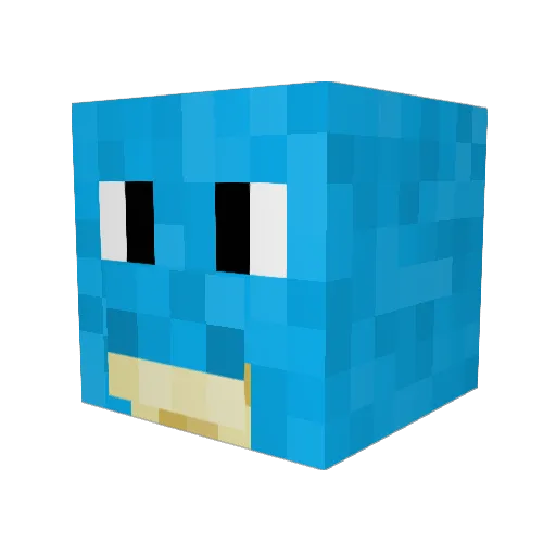 Silemo999 Minecraft avatar head, 3D render