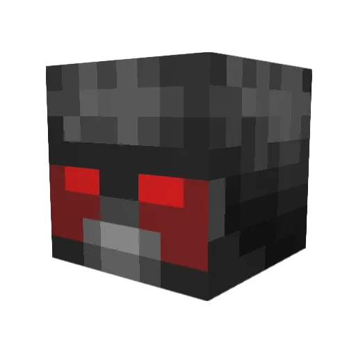 Silence303 Minecraft avatar head, 3D render