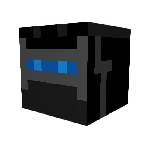 Silence54 Minecraft avatar head, 3D render