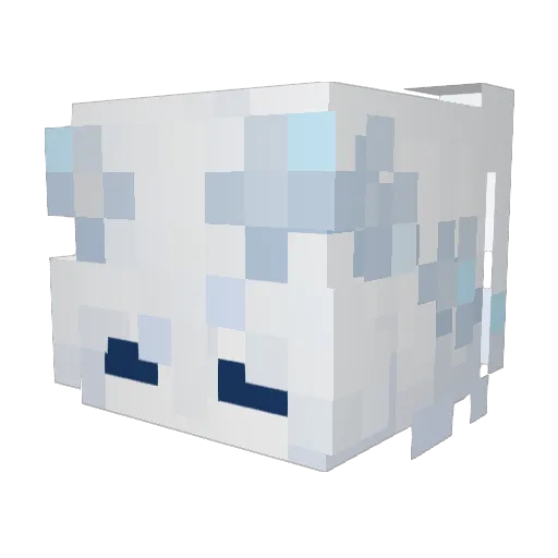 SilenceIsLoud Minecraft avatar head, 3D render