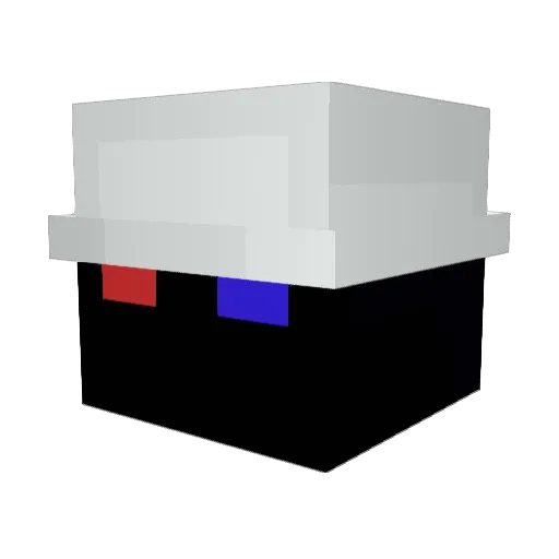 SilenceTV Minecraft avatar head, 3D render