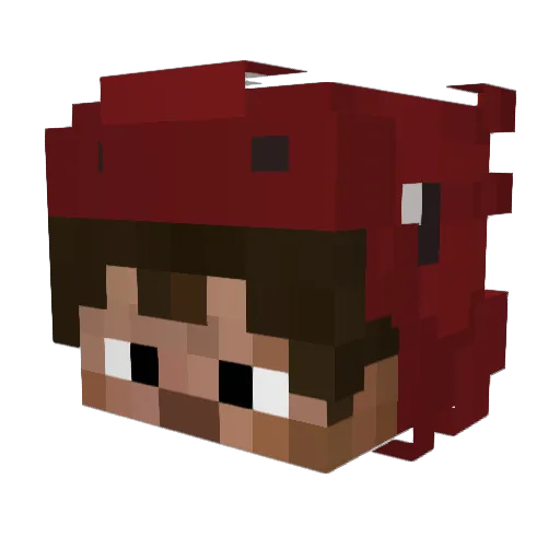 Silence_MB Minecraft avatar head, 3D render