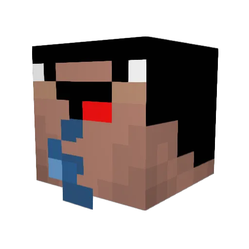 Silence_ShadXw Minecraft avatar head, 3D render