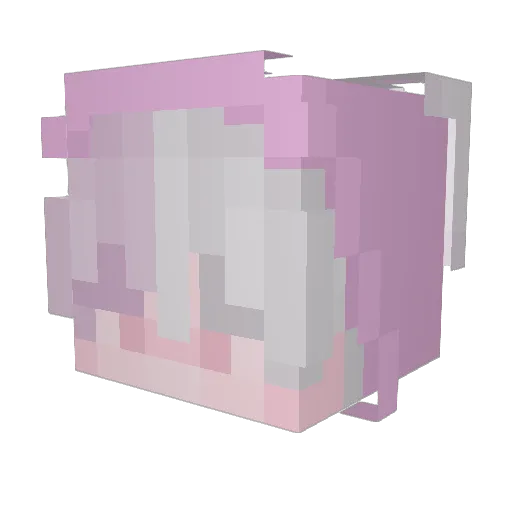 SilencedNote701 Minecraft avatar head, 3D render