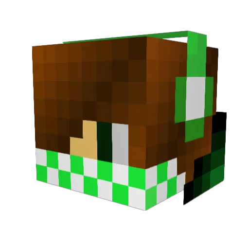Silencex96JR Minecraft avatar head, 3D render