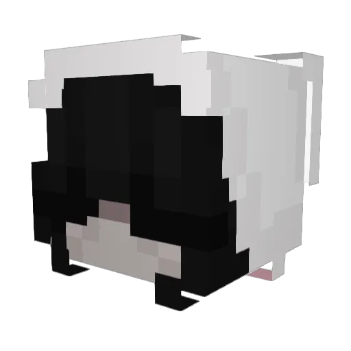 SilencioZ Minecraft avatar head, 3D render