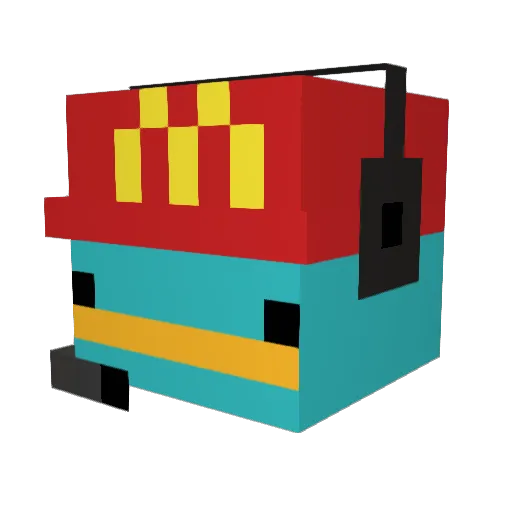 Silent5Assassin Minecraft avatar head, 3D render