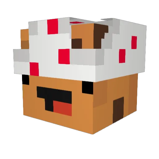 SilentArC Minecraft avatar head, 3D render