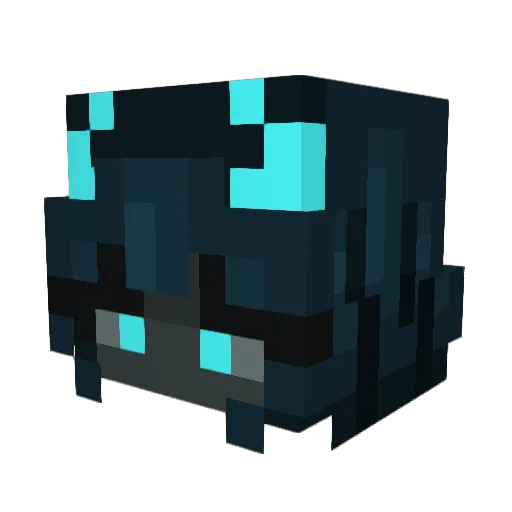 SilentChic Minecraft avatar head, 3D render
