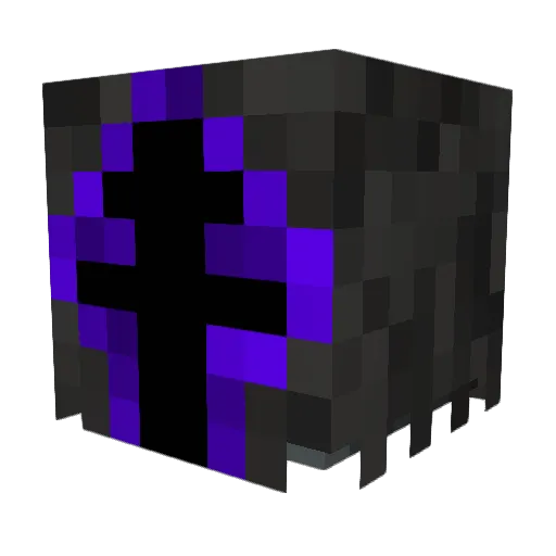 SilentCide Minecraft avatar head, 3D render