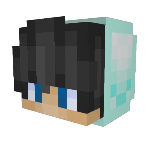 SilentDeathftm Minecraft avatar head, 3D render
