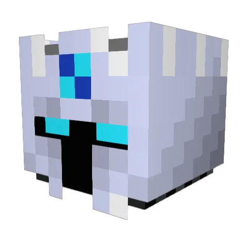 SilentDefeat Minecraft avatar head, 3D render
