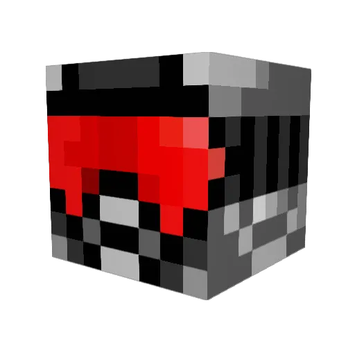 SilentDomo Minecraft avatar head, 3D render