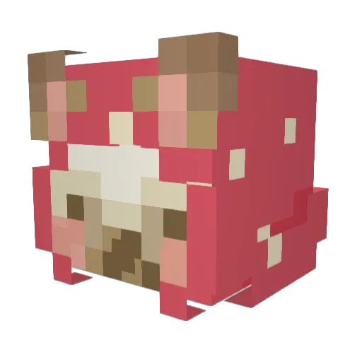 SilentFishe Minecraft avatar head, 3D render