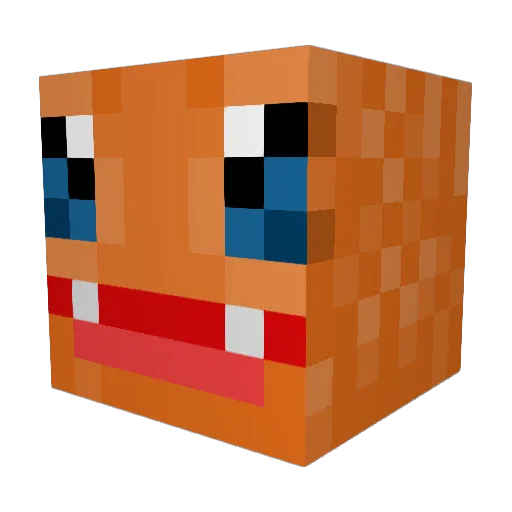 SilentMoose71 Minecraft avatar head, 3D render