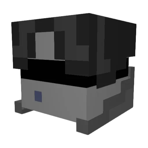 SilentNight527 Minecraft avatar head, 3D render