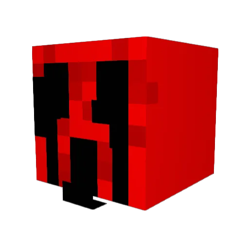 SilentPlay Minecraft avatar head, 3D render