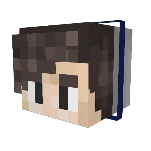 SilentShaman Minecraft avatar head, 3D render
