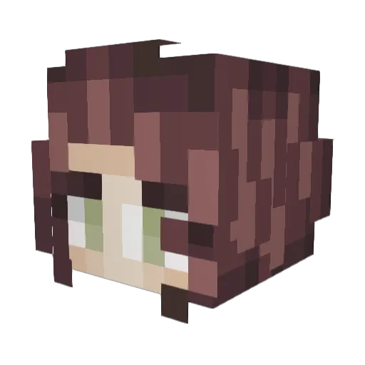 SilentSight Minecraft avatar head, 3D render