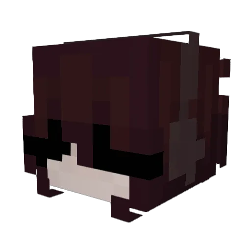 SilentSlxt Minecraft avatar head, 3D render