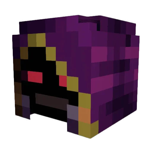 SilentStars19 Minecraft avatar head, 3D render