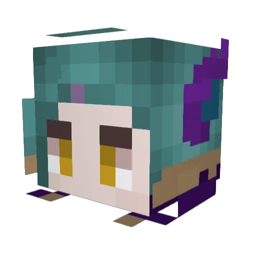 SilentStorm0510 Minecraft avatar head, 3D render